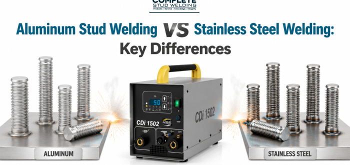 Aluminum Stud Welding VS Stainless Steel Welding: Key Differences