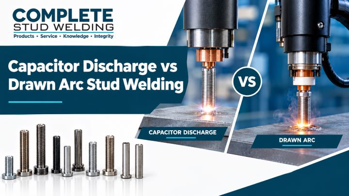 Capacitor Discharge vs. Drawn Arc Stud Welding